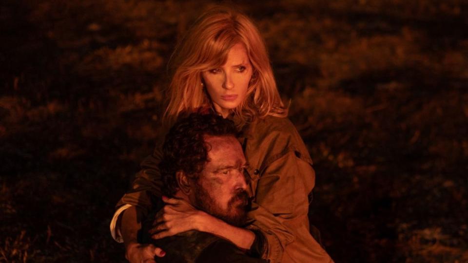 Kelly Reilly and Cole Hauser in Dutton Ranch